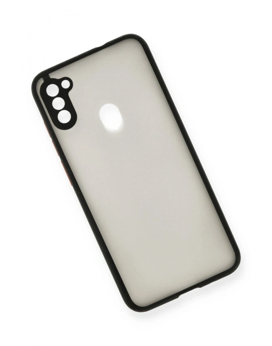 Newface Samsung Galaxy A11 Kılıf Montreal Silikon Kapak - Siyah