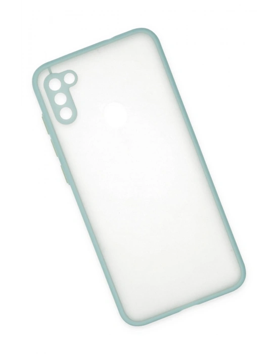 Newface Samsung Galaxy A11 Kılıf Montreal Silikon Kapak - Turkuaz