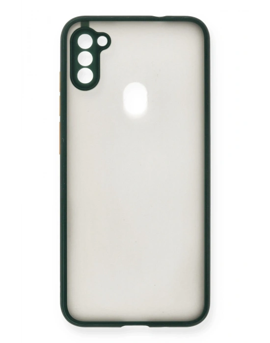 Newface Samsung Galaxy A11 Kılıf Montreal Silikon Kapak - Yeşil