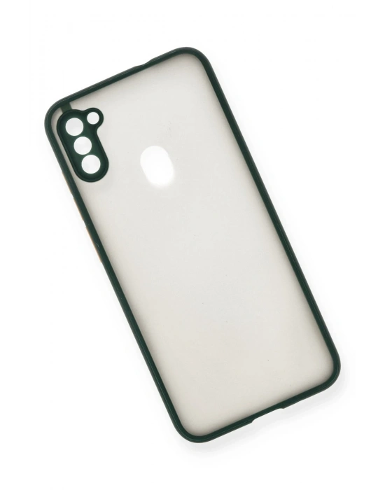 Newface Samsung Galaxy A11 Kılıf Montreal Silikon Kapak - Yeşil