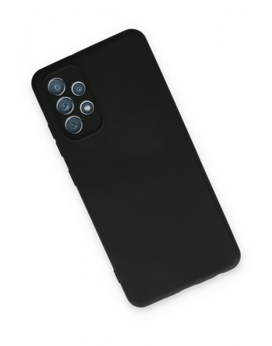 Newface Samsung Galaxy A13 4G Kılıf Nano içi Kadife Silikon - Siyah