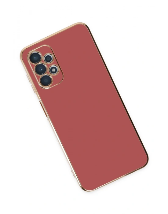 Newface Samsung Galaxy A13 4G Kılıf Volet Silikon - Kırmızı