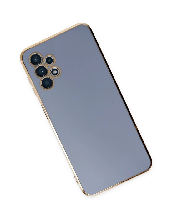 Newface Samsung Galaxy A13 4G Kılıf Volet Silikon - Mavi