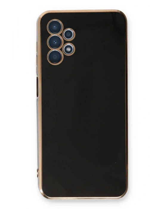 Newface Samsung Galaxy A13 4G Kılıf Volet Silikon - Siyah