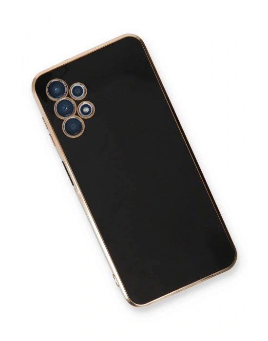 Newface Samsung Galaxy A13 4G Kılıf Volet Silikon - Siyah