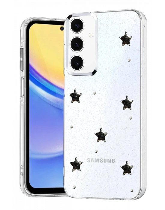Newface Samsung Galaxy A14 4G Fiyonk Desenli Kapak - Desen 4