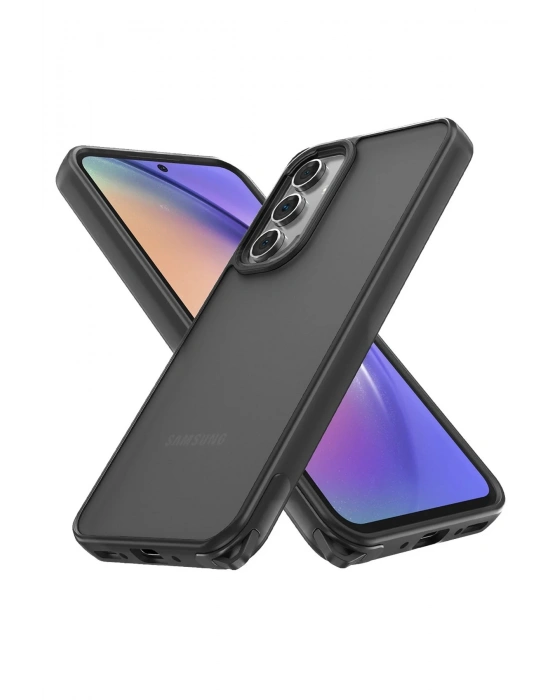 Newface Samsung Galaxy A14 4G Kılıf Elegant Kapak - Siyah