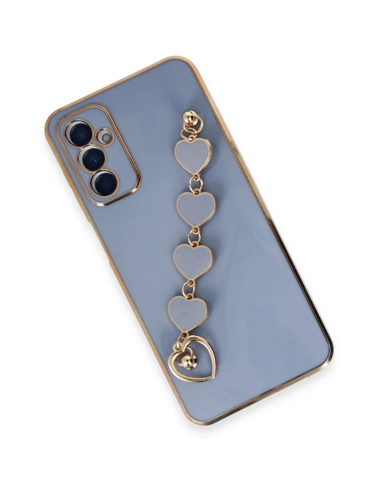 Newface Samsung Galaxy A14 4G Kılıf Esila Silikon - Gri