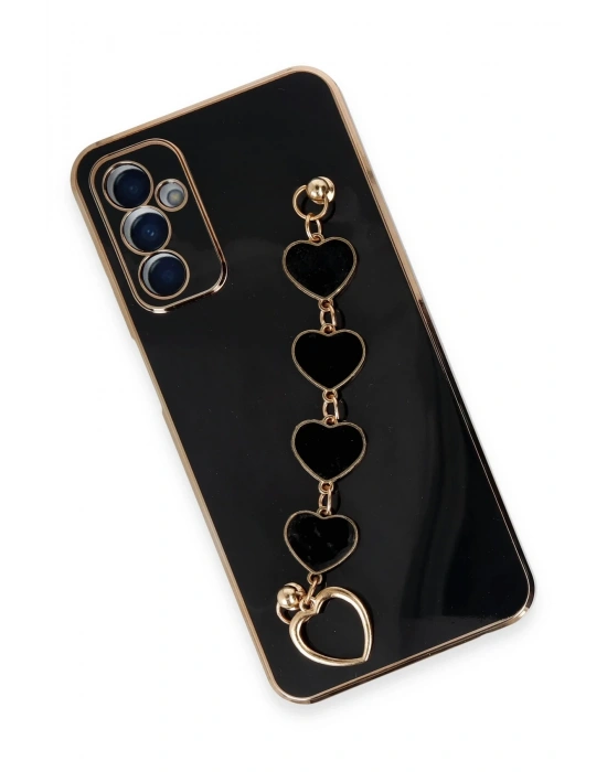 Newface Samsung Galaxy A14 4G Kılıf Esila Silikon - Siyah