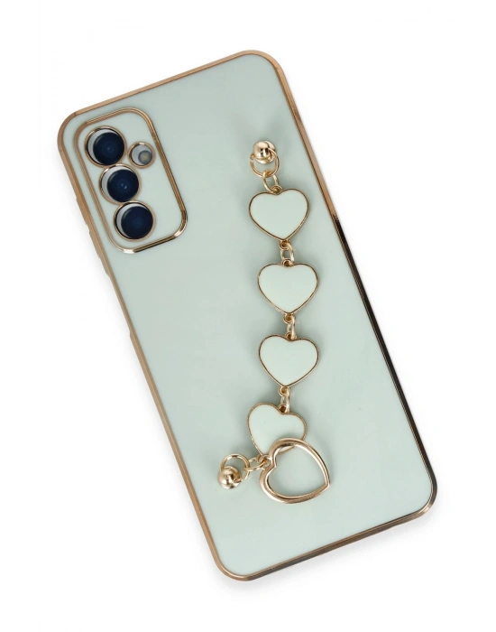 Newface Samsung Galaxy A14 4G Kılıf Esila Silikon - Su Yeşili