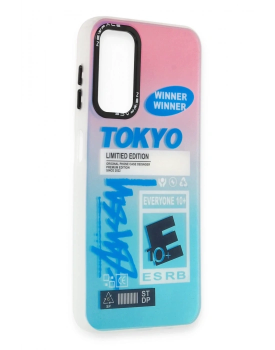 Newface Samsung Galaxy A14 4G Kılıf Estoril Desenli Kapak - Estoril - 1