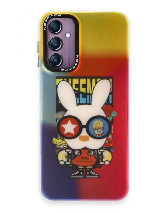 Newface Samsung Galaxy A14 4G Kılıf Estoril Desenli Kapak - Estoril - 10