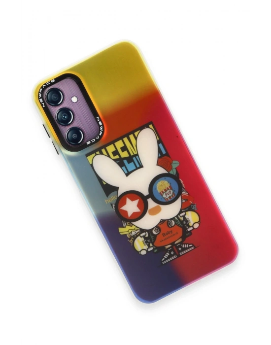 Newface Samsung Galaxy A14 4G Kılıf Estoril Desenli Kapak - Estoril - 10