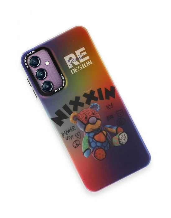 Newface Samsung Galaxy A14 4G Kılıf Estoril Desenli Kapak - Estoril - 11