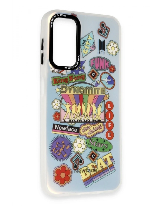 Newface Samsung Galaxy A14 4G Kılıf Estoril Desenli Kapak - Estoril - 14