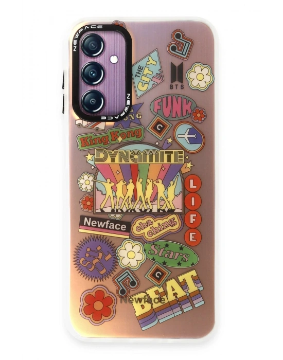 Newface Samsung Galaxy A14 4G Kılıf Estoril Desenli Kapak - Estoril - 14