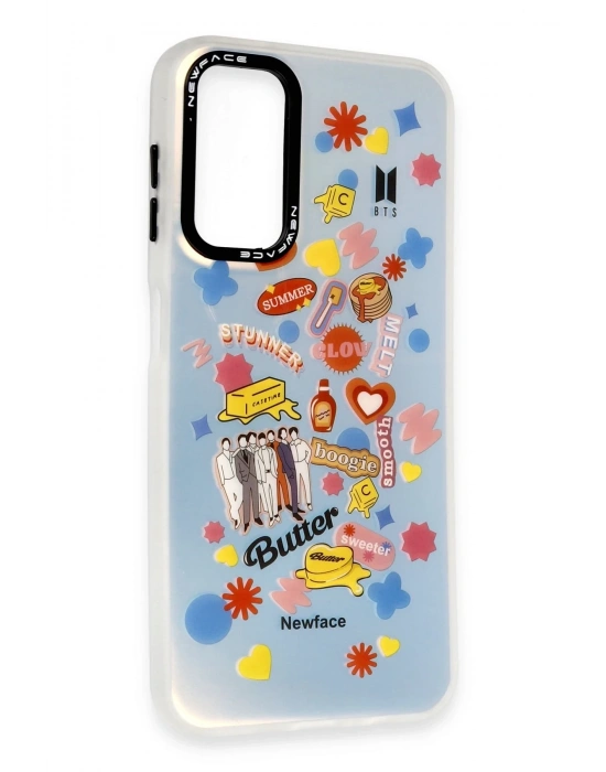 Newface Samsung Galaxy A14 4G Kılıf Estoril Desenli Kapak - Estoril - 16