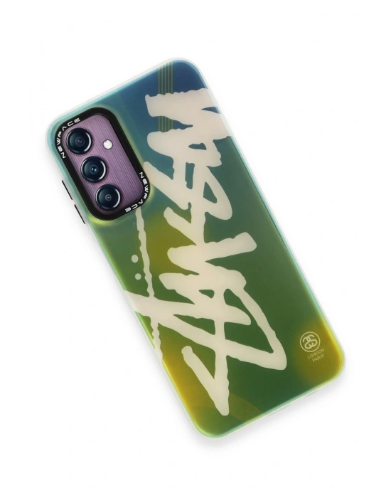 Newface Samsung Galaxy A14 4G Kılıf Estoril Desenli Kapak - Estoril - 2