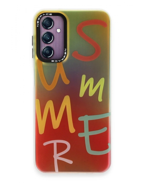 Newface Samsung Galaxy A14 4G Kılıf Estoril Desenli Kapak - Estoril - 3