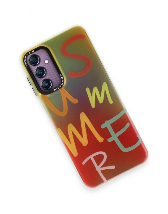 Newface Samsung Galaxy A14 4G Kılıf Estoril Desenli Kapak - Estoril - 3