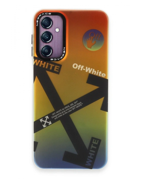 Newface Samsung Galaxy A14 4G Kılıf Estoril Desenli Kapak - Estoril - 5