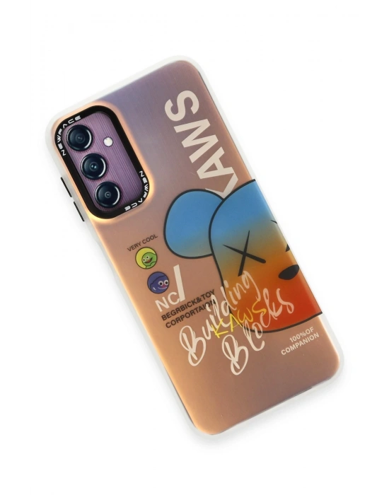 Newface Samsung Galaxy A14 4G Kılıf Estoril Desenli Kapak - Estoril - 6