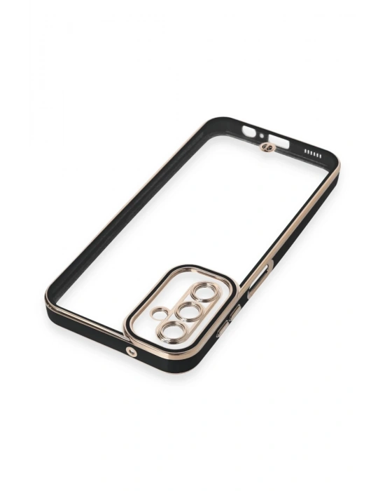 Newface Samsung Galaxy A14 4G Kılıf Liva Lens Silikon - Siyah