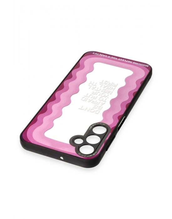 Newface Samsung Galaxy A14 4G Kılıf Mirror Desenli Kapak - Mirror - 11