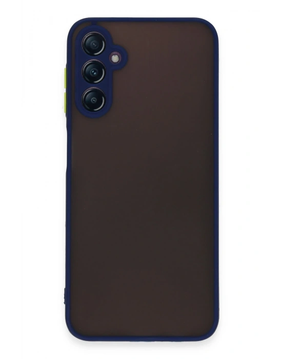 Newface Samsung Galaxy A14 4G Kılıf Montreal Silikon Kapak - Lacivert