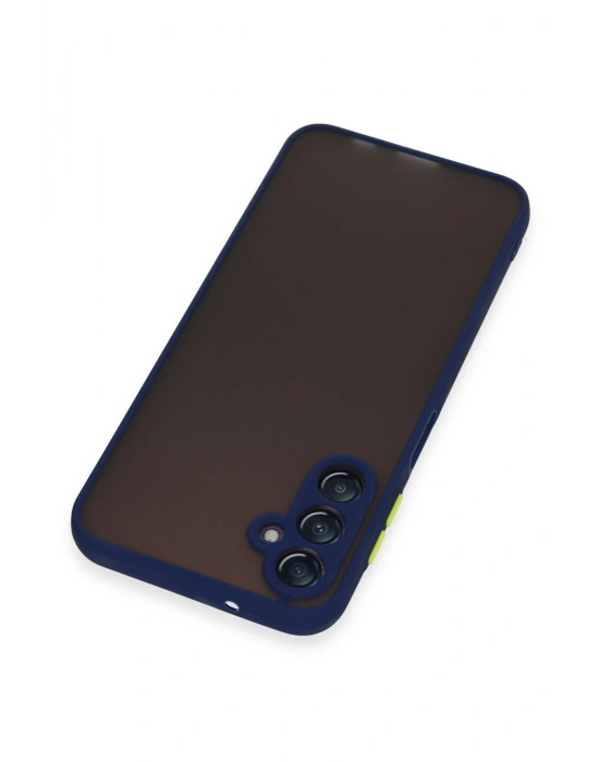 Newface Samsung Galaxy A14 4G Kılıf Montreal Silikon Kapak - Lacivert