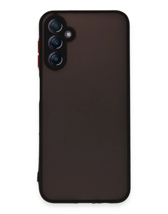 Newface Samsung Galaxy A14 4G Kılıf Montreal Silikon Kapak - Siyah