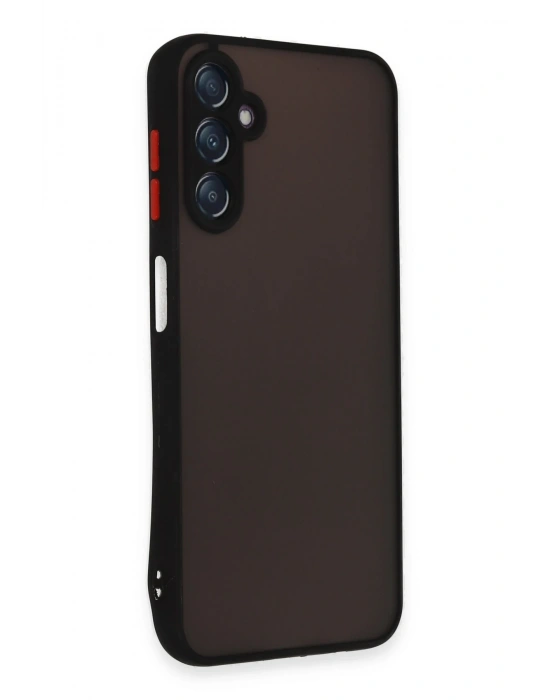 Newface Samsung Galaxy A14 4G Kılıf Montreal Silikon Kapak - Siyah