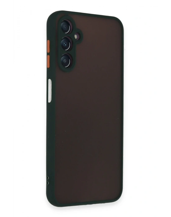 Newface Samsung Galaxy A14 4G Kılıf Montreal Silikon Kapak - Yeşil