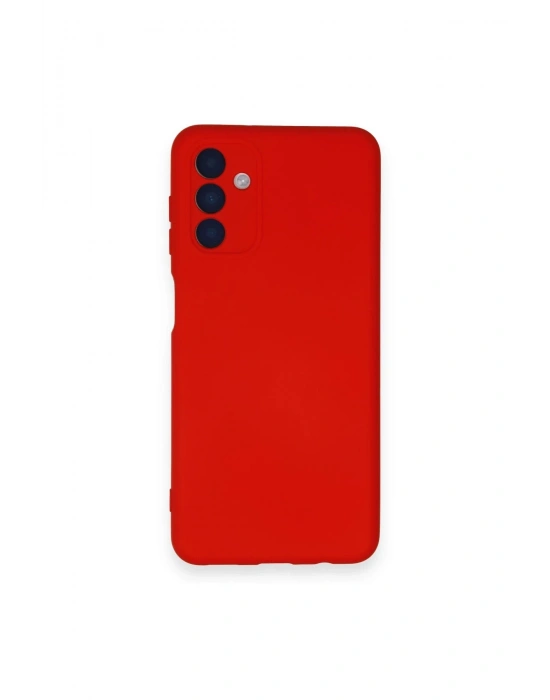 Newface Samsung Galaxy A14 4G Kılıf Nano içi Kadife Silikon - Kırmızı