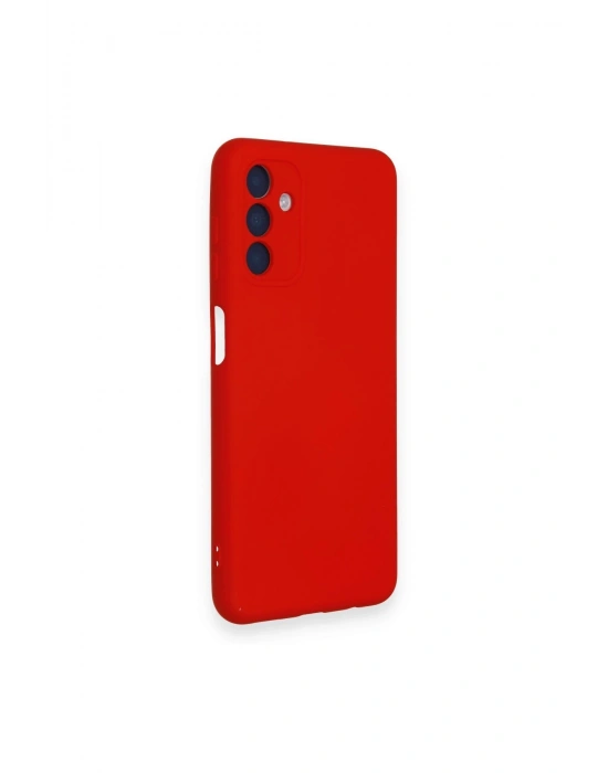 Newface Samsung Galaxy A14 4G Kılıf Nano içi Kadife Silikon - Kırmızı