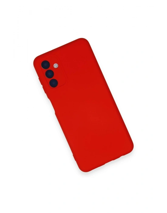 Newface Samsung Galaxy A14 4G Kılıf Nano içi Kadife Silikon - Kırmızı