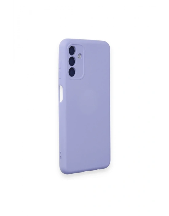 Newface Samsung Galaxy A14 4G Kılıf Nano içi Kadife Silikon - Lila