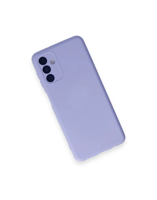 Newface Samsung Galaxy A14 4G Kılıf Nano içi Kadife Silikon - Lila