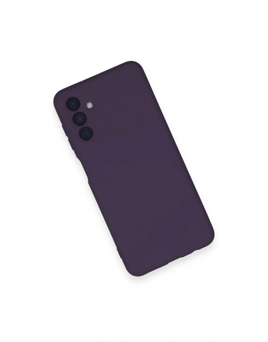 Newface Samsung Galaxy A14 4G Kılıf Nano içi Kadife Silikon - Mor