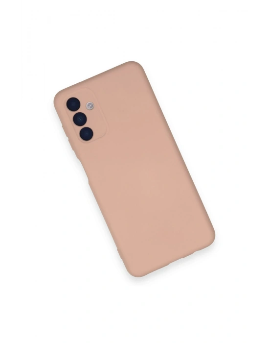 Newface Samsung Galaxy A14 4G Kılıf Nano içi Kadife Silikon - Pudra