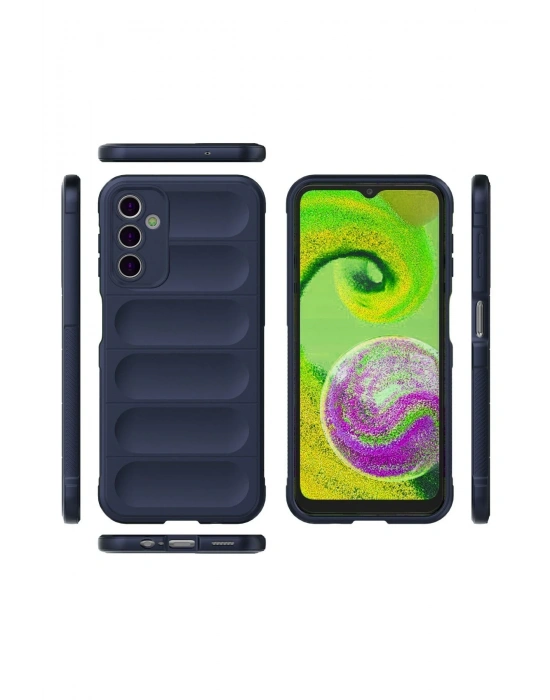 Newface Samsung Galaxy A14 4G Kılıf Optimum Silikon - Lacivert