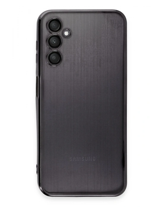 Newface Samsung Galaxy A14 4G Kılıf Razer Lensli Silikon - Siyah