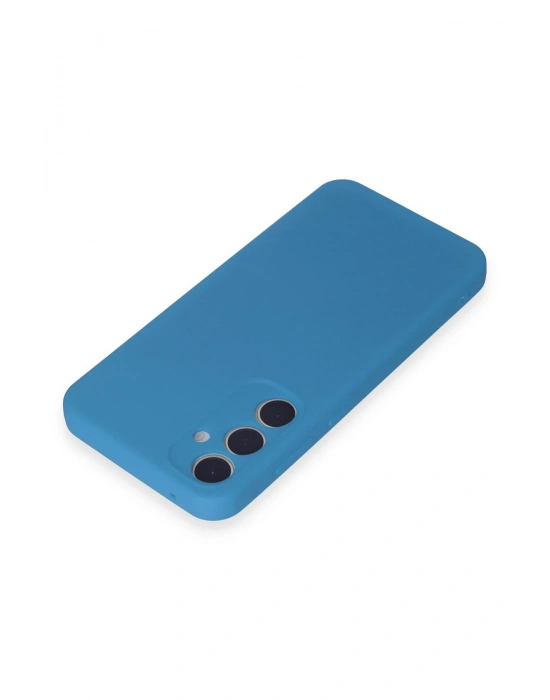 Newface Samsung Galaxy A15 4G Kılıf First Silikon - Mavi