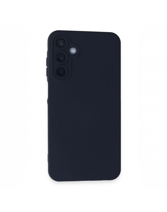 Newface Samsung Galaxy A15 4G Kılıf Nano içi Kadife Silikon - Lacivert