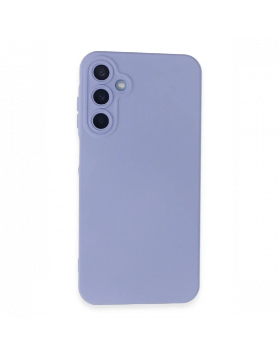 Newface Samsung Galaxy A15 4G Kılıf Nano içi Kadife Silikon - Lila