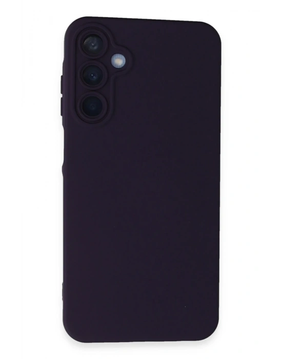 Newface Samsung Galaxy A15 4G Kılıf Nano içi Kadife Silikon - Mor
