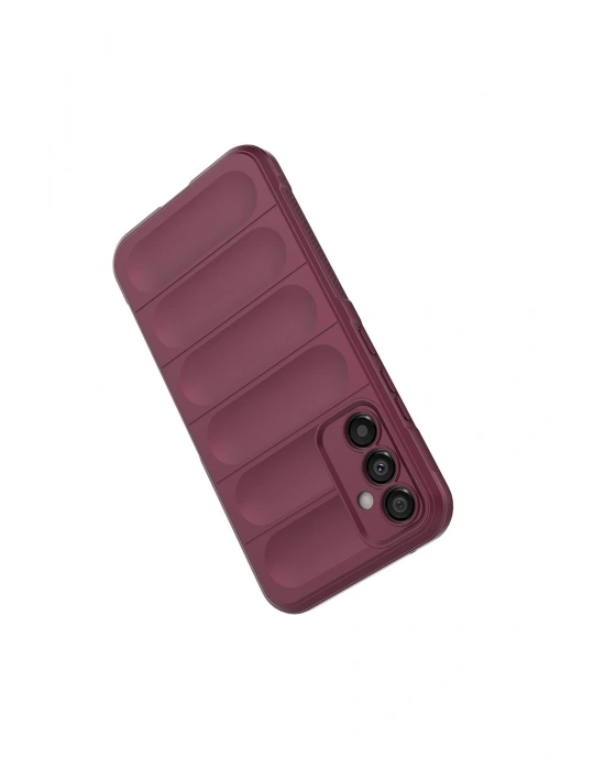 Newface Samsung Galaxy A15 4G Kılıf Optimum Silikon - Bordo