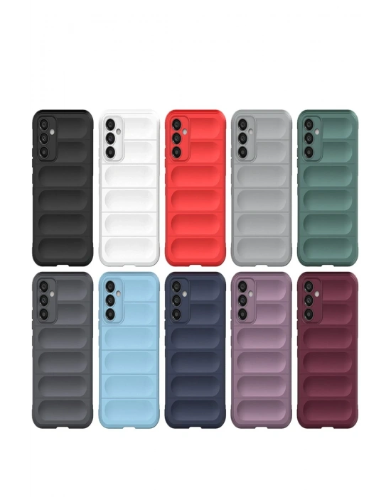 Newface Samsung Galaxy A15 4G Kılıf Optimum Silikon - Krem