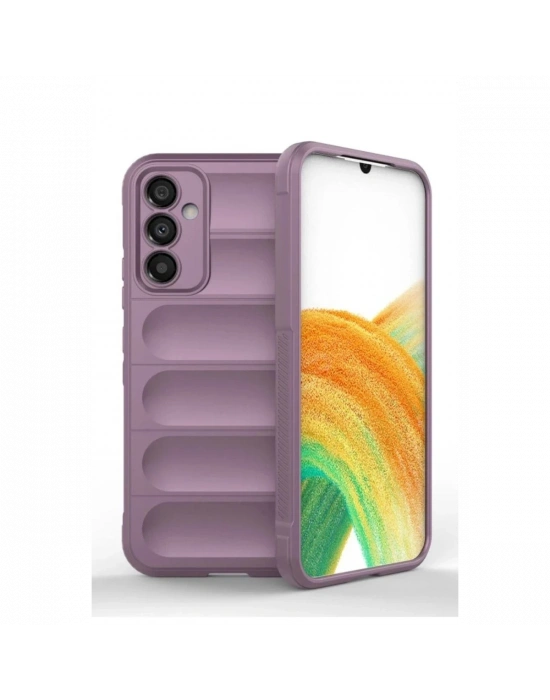 Newface Samsung Galaxy A15 4G Kılıf Optimum Silikon - Mor