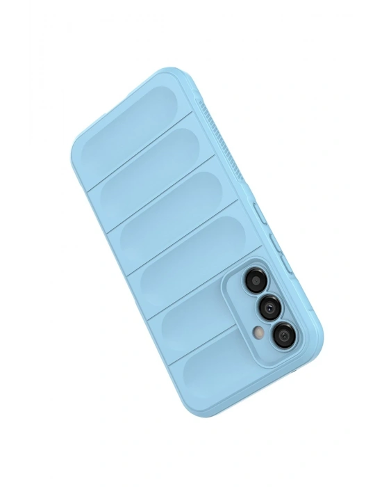 Newface Samsung Galaxy A15 4G Kılıf Optimum Silikon - Sky Blue